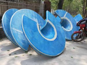 鄭州創(chuàng)新中學(xué)玻璃鋼座椅、樹(shù)池